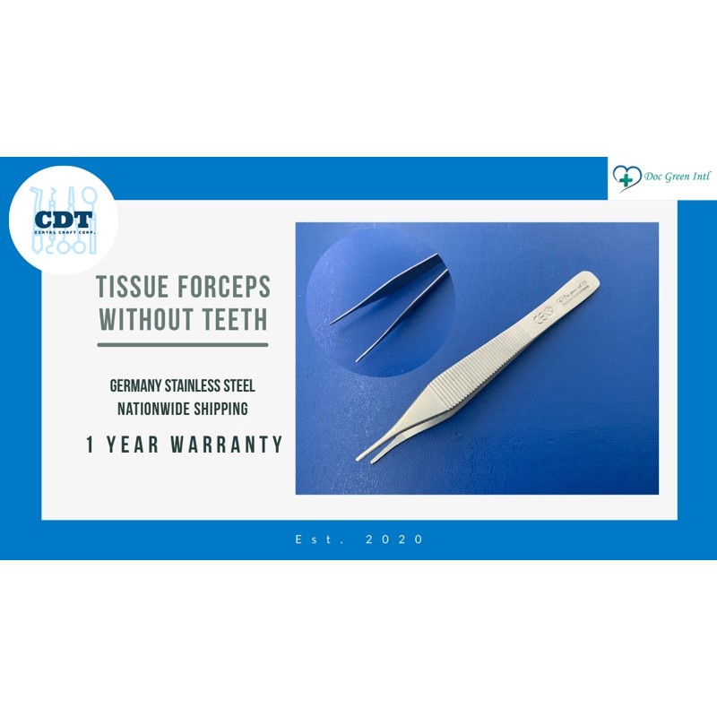 Nontoothed Tissue Forceps / without Teeth Shopee Philippines