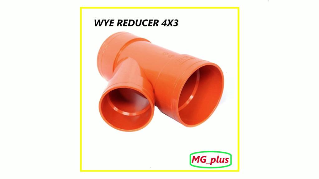 PVC Orange Wye Reducer 4x2