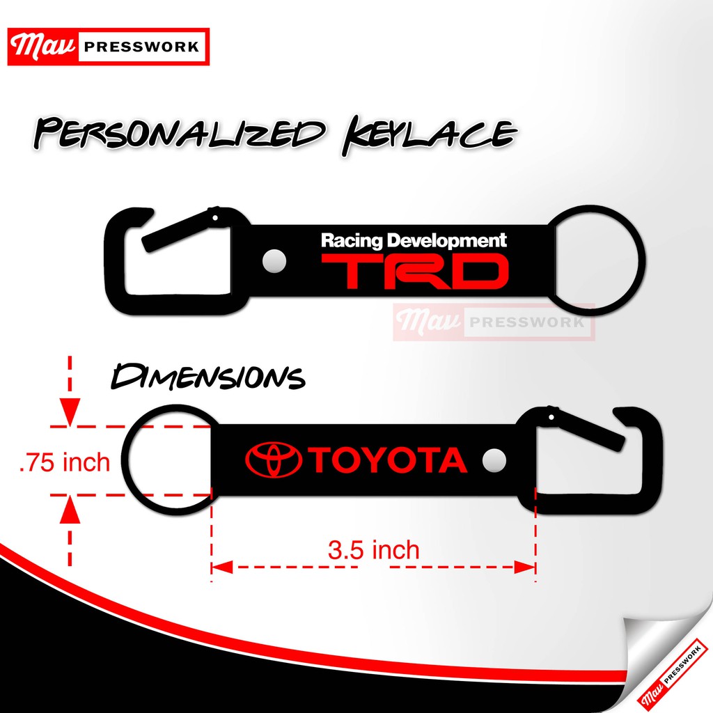 Toyota hot sale trd keychain