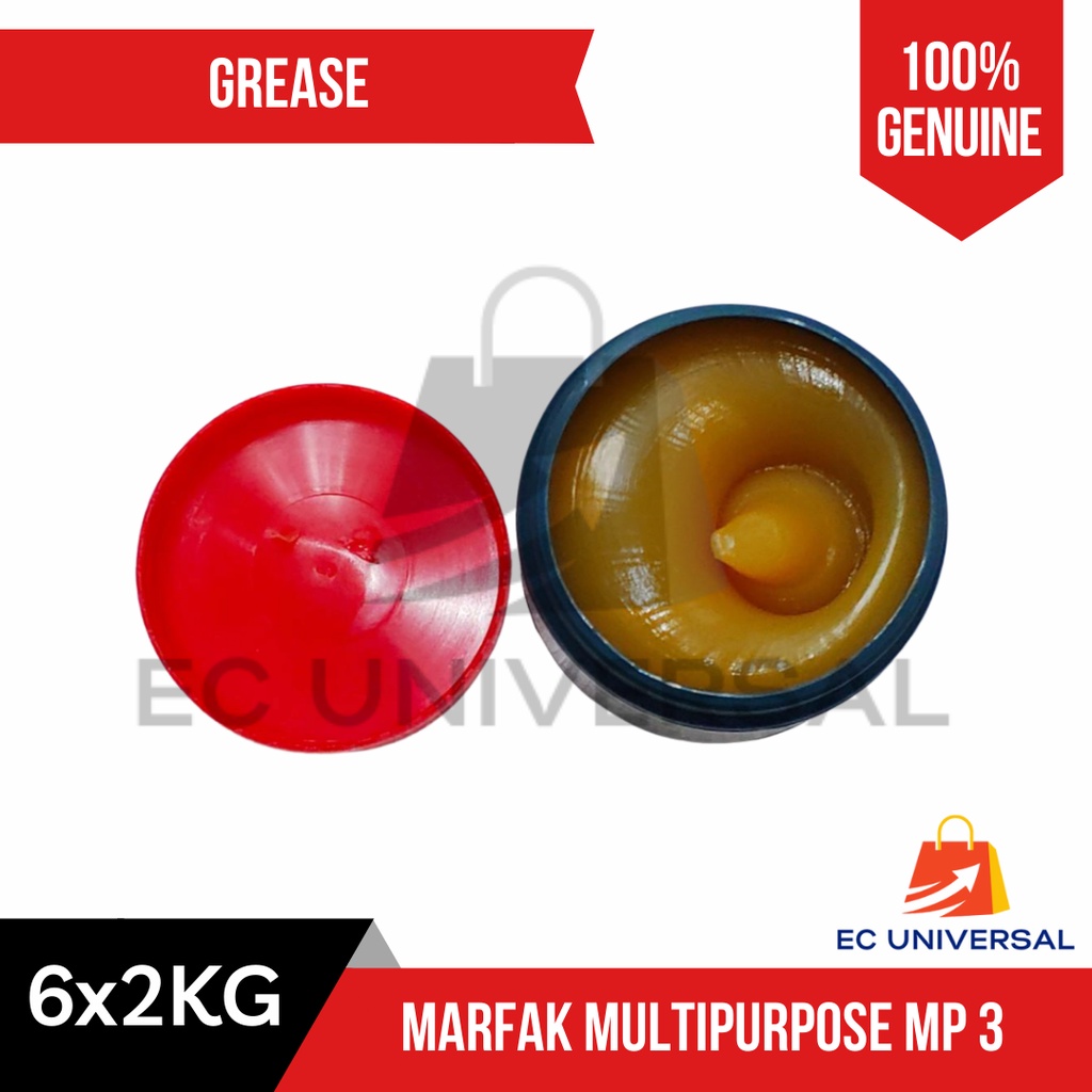 Caltex Marfak Grease 3 Multipurpose MP NLGI 3 (6X2KG) Kilograms Box ...