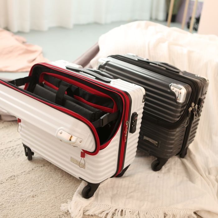 Mr. Fox Boutique Luggage Free Shipping 18 Inch lojel Below 20 Inches Japan High End Captain Suitcase Open Horizontal Before Business Trip 18