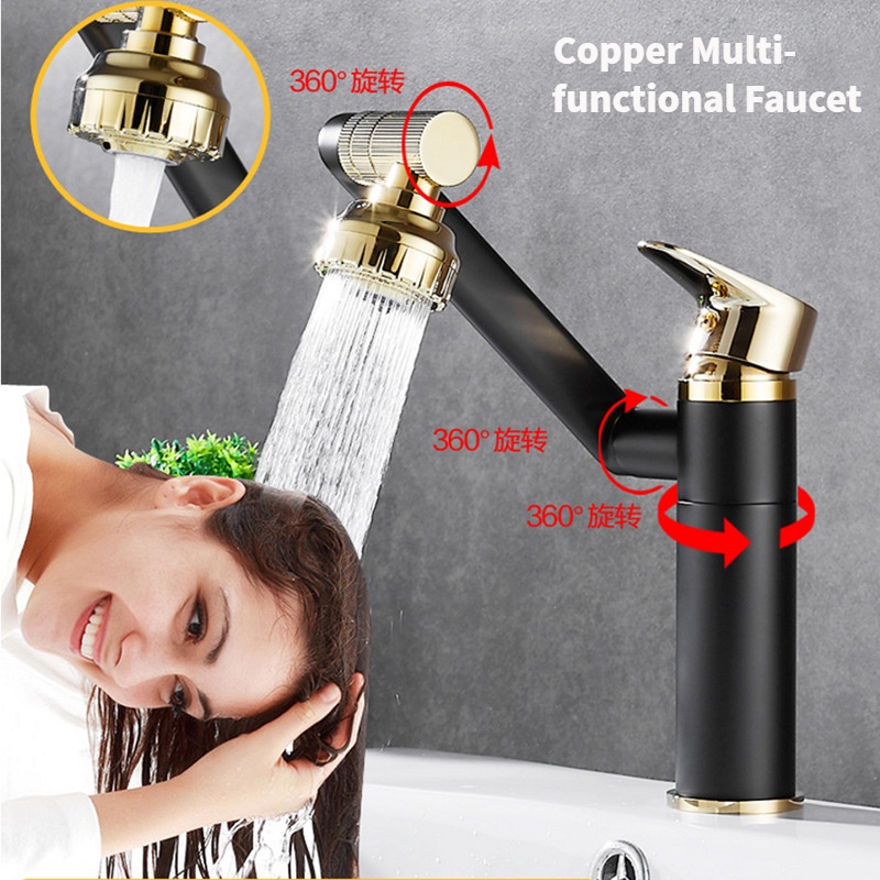 Solid Brass Multi-Position 360 Degree Rotatable Adjustable Multi ...