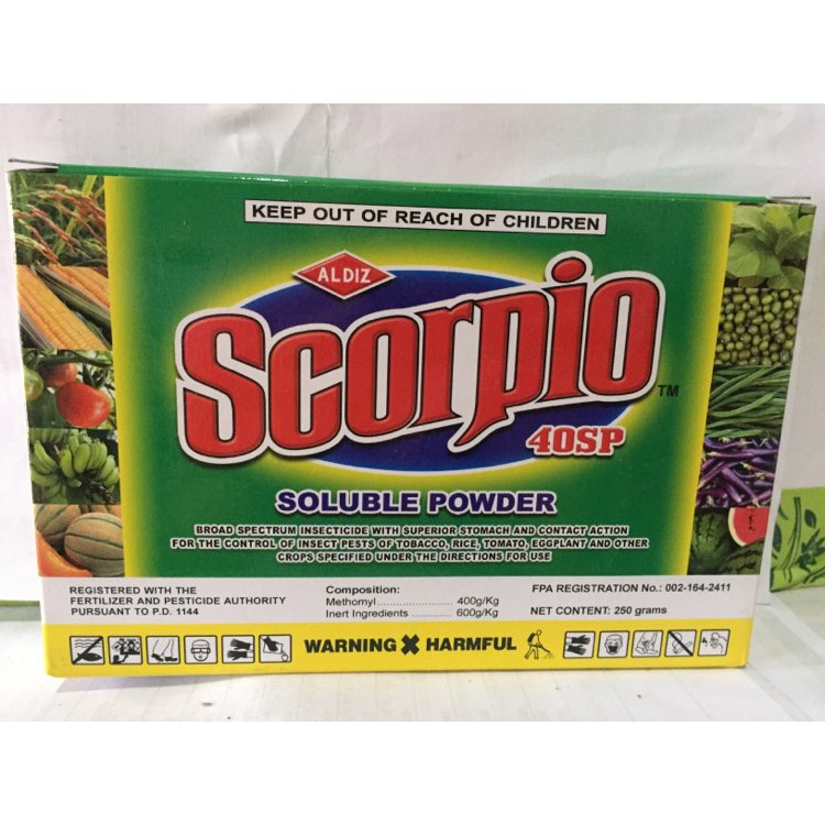 Scorpio 40SP Soluble Powder Insecticide 100gms, 250gms & 500gms ...