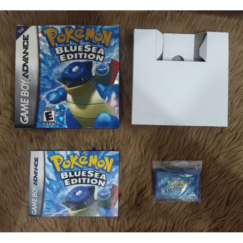 Gameboy Advance GBA Pokemon Blue Sea Edition Shopee Philippines