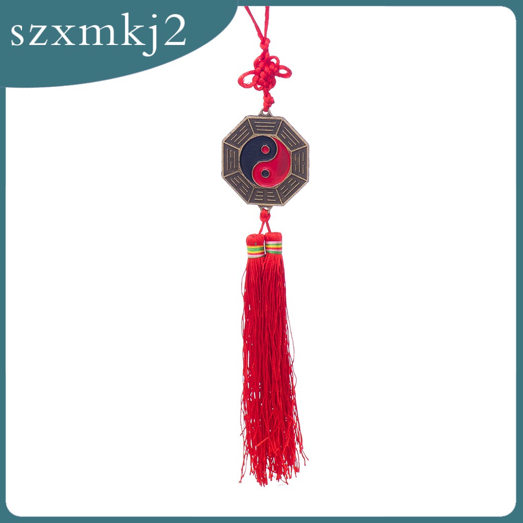 Cutest 5cm Bagua Bagwa Mirror Chinese Knot Good Luck Hanging Decor x1 ...