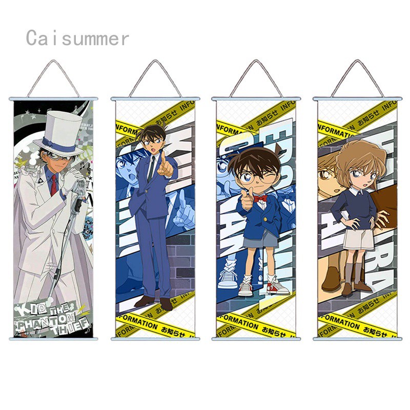 Detective Conan Peripheral Kudo Shinichi Wall Cloth Poster Silk Cloth ...