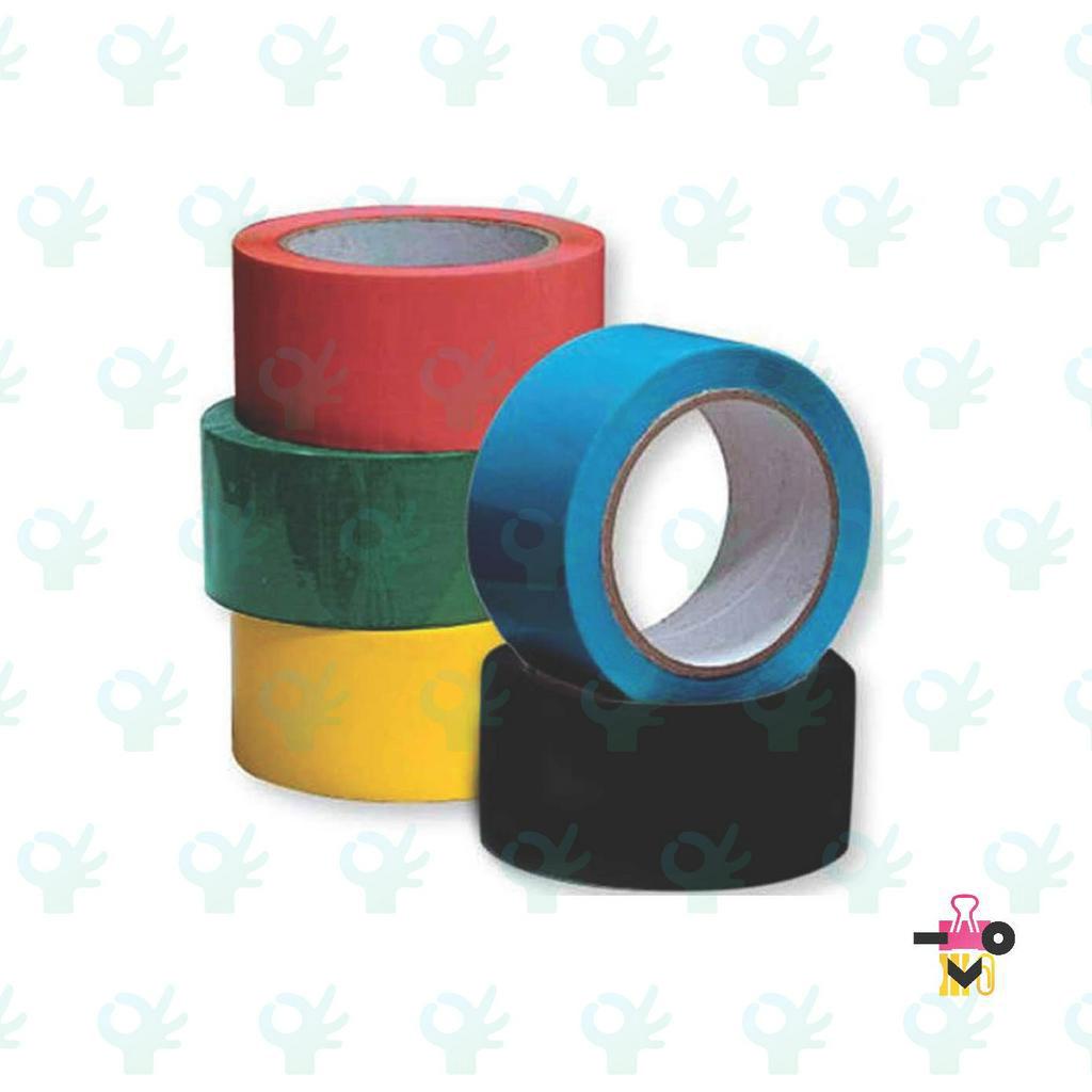 Color Cloth Adhesive Tape 6M X 36MM (Yellow/Black/Red/Blue/Green/Silver/White) Shopee Philippines