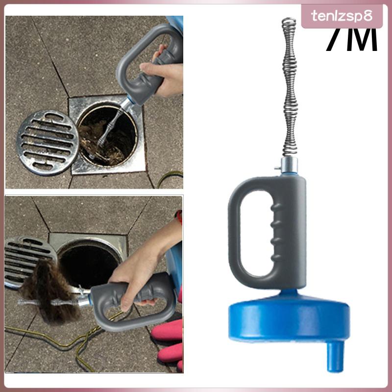 [ Auger, Plumbing Snake Drain Auger Sink Auger Hair Clog Remover, Heavy Duty Pipe Snake for