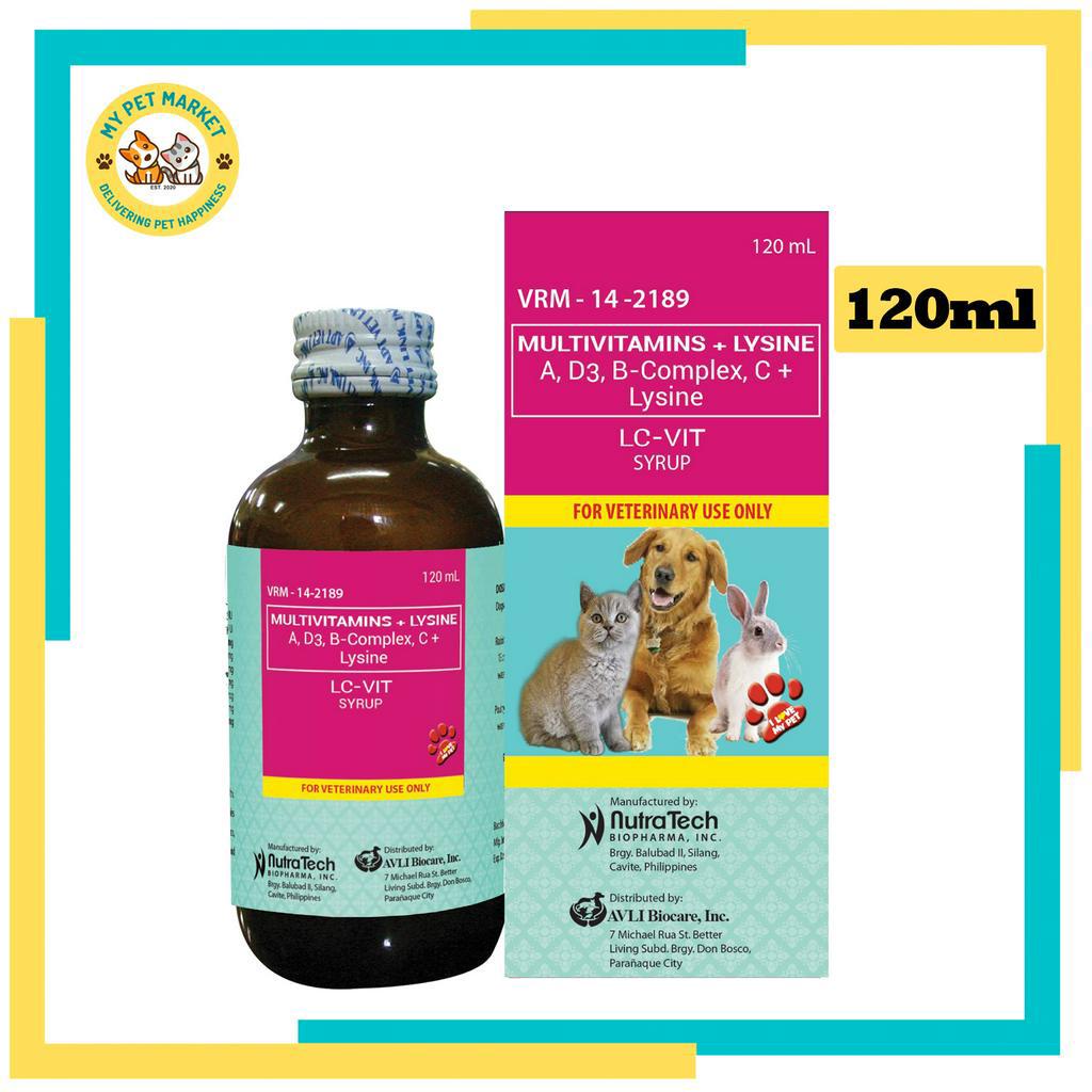 LC Vit Multivitamins for Dogs and Cats 120ml | Shopee Philippines