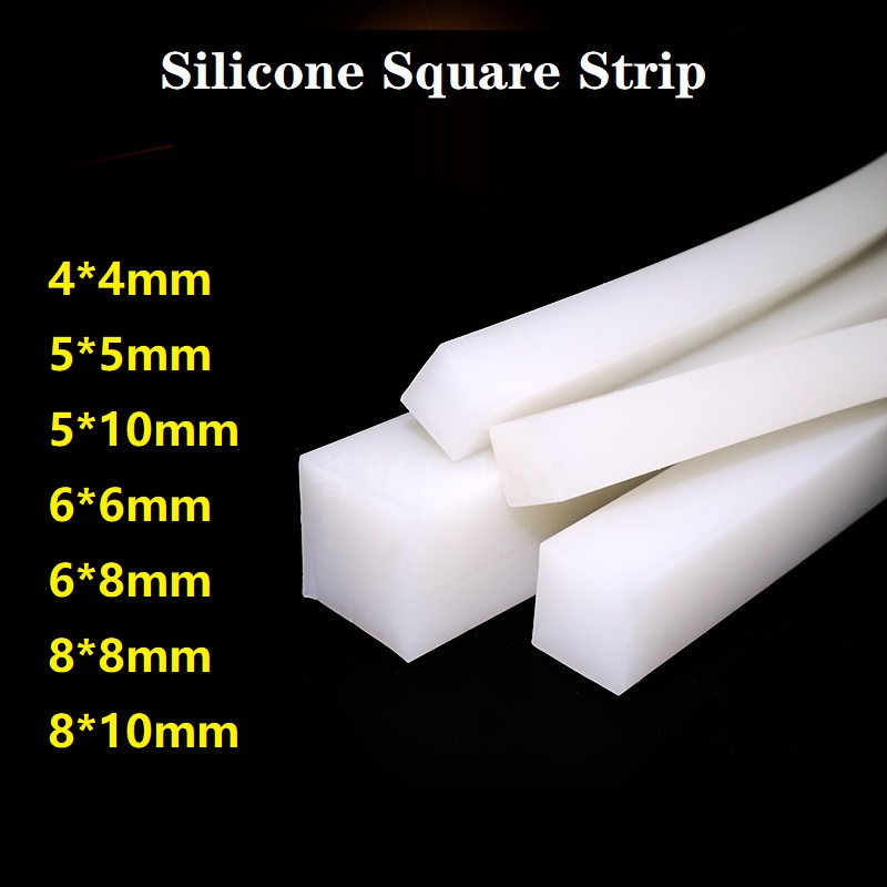 2Meter Silicone Square Strip Solid Sealing Strip Silicone Strip High ...