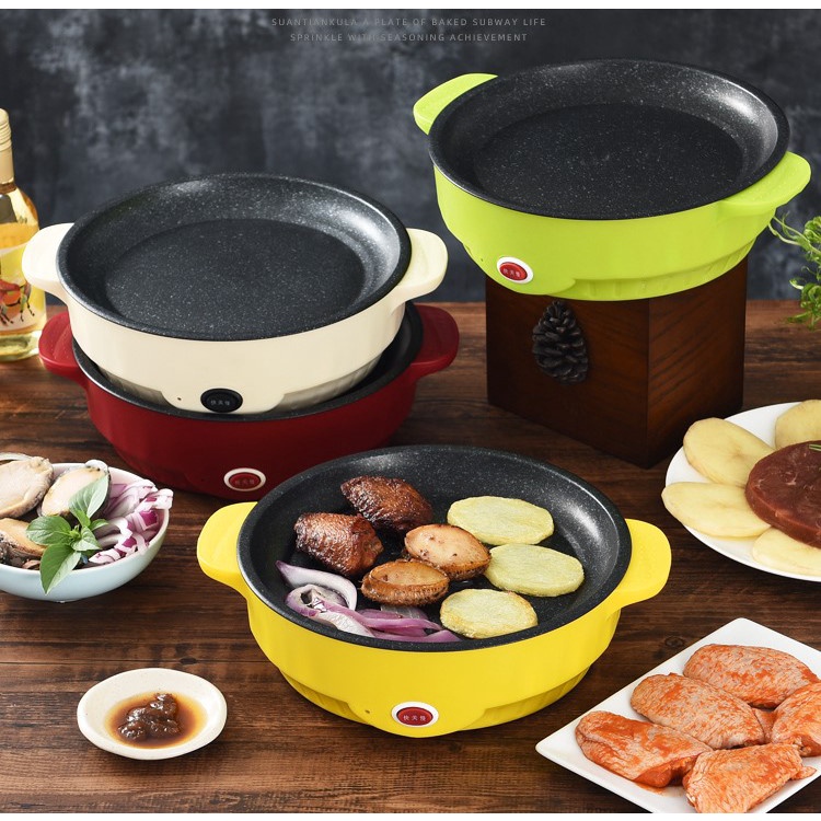 Shopifyph Electric NonStick Medical stone Frying Pan Multi Mini Cooker ...
