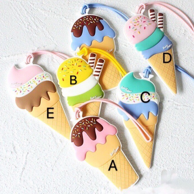 icecream luggage tag bag tag | Shopee Philippines