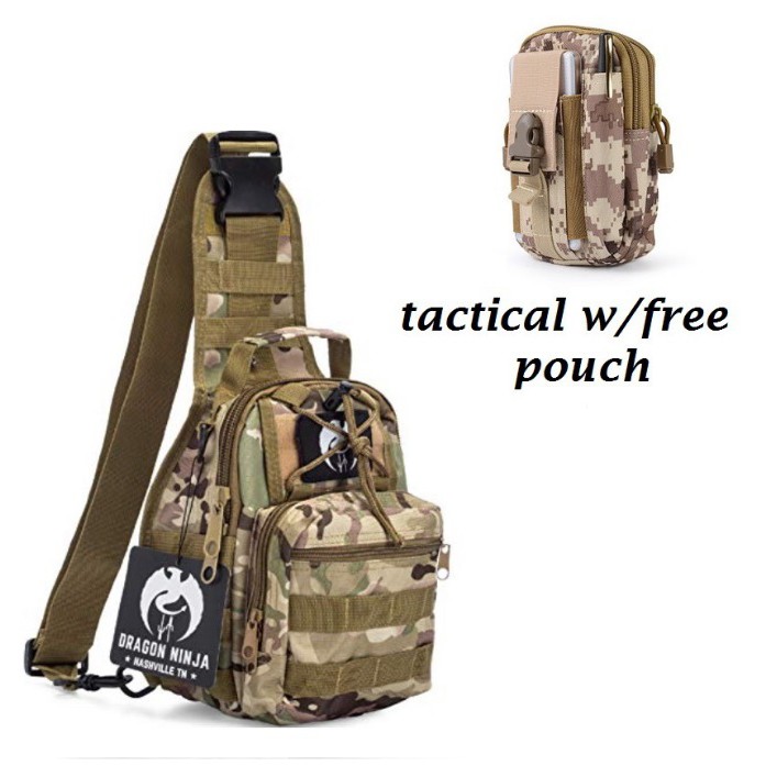 Tactical sling bag shopee hotsell