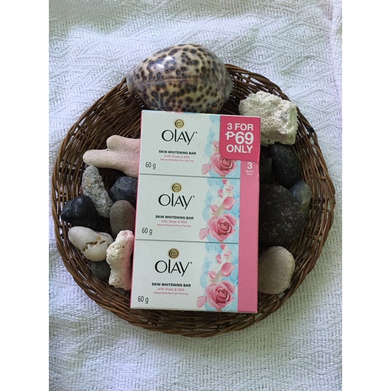 Olay Skin Whitening Bar With Rose And Milk Papaya Also Available