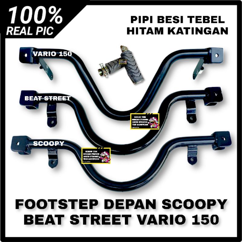 FOOTSTEP FUSTEP BOSTEP POSTEB FRONT FOOTSTEP HONDA VARIO 150 VARIO 125 ...