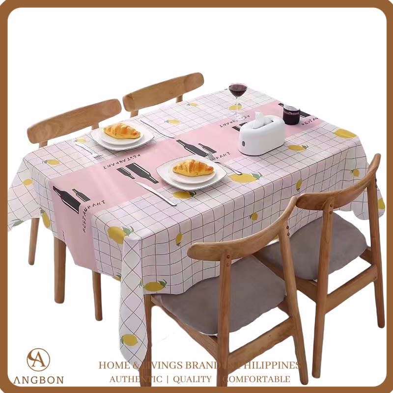 Angbon Modern Design Waterproof & Oilproof Table Cloth Table Protector ...
