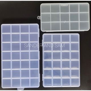 Plastic Large Bead Organizer Box with Adjustable Dividers 36 Grids. Tackle  Box Organizer with Sheets of