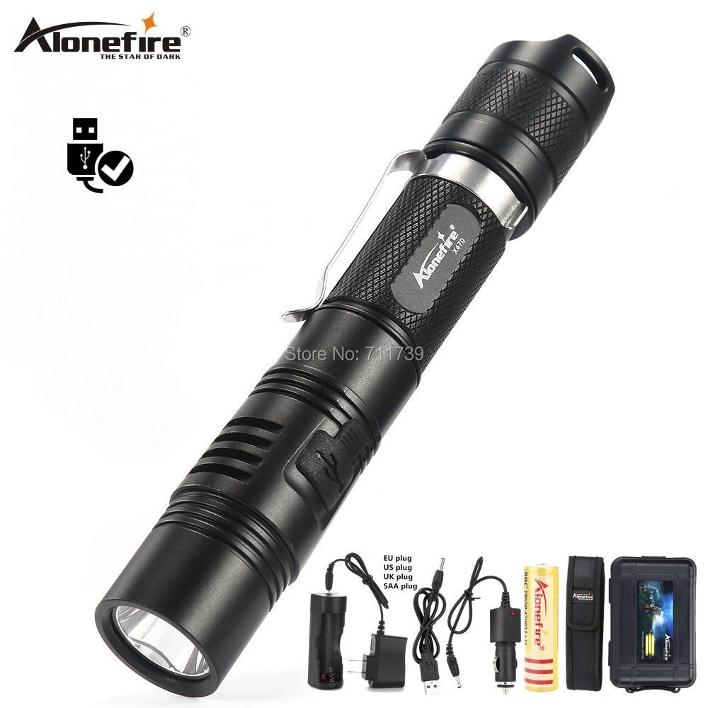 2022 AloneFire X470 Mini Led Tactical Flashlight Portable USB ...