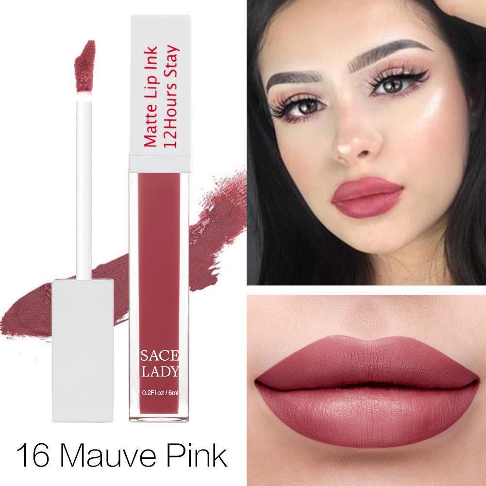 2022 New Luckin Mart Sace Lady Matte Lipstick Waterproof Lips Makeup 12 Hours Stay 23 Colors