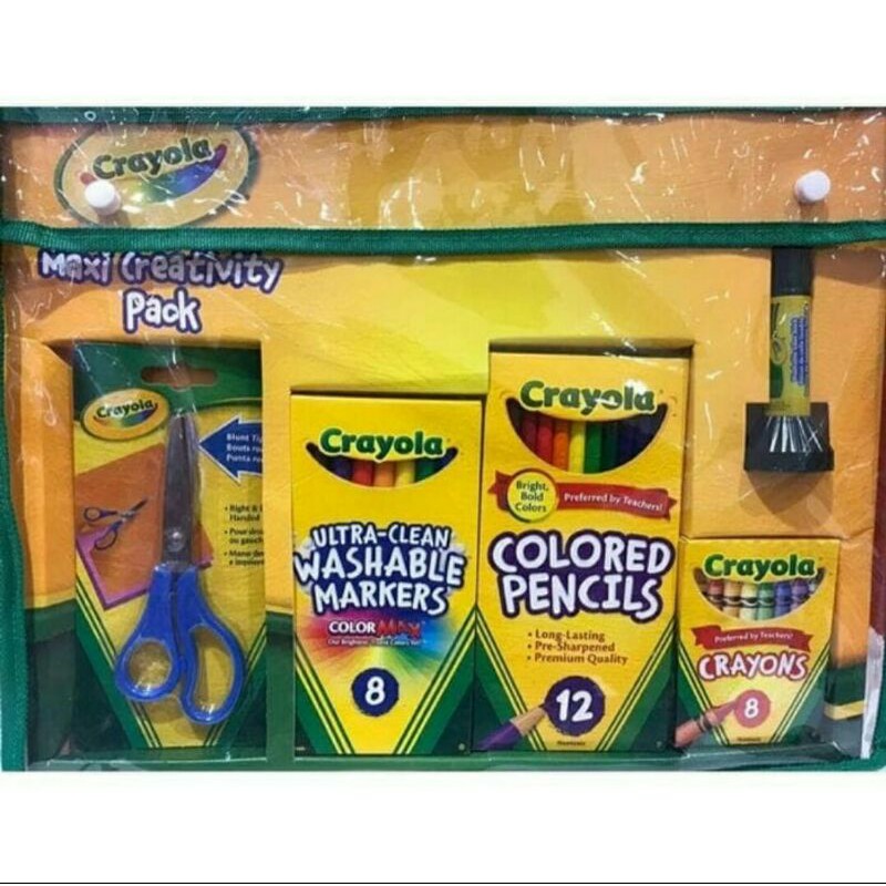 Crayola Crayon Maxi Creativity Pack | Shopee Philippines
