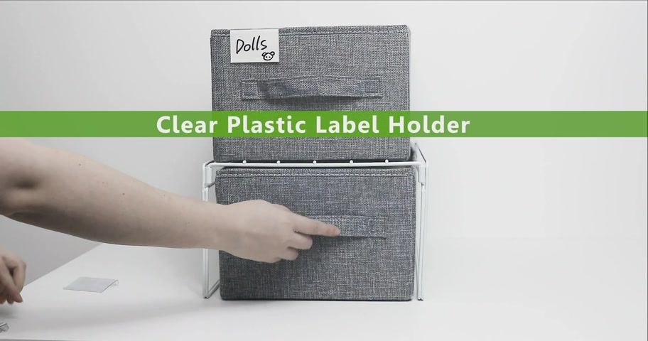 100pcs/50pcs/10pcs 6x4.2cm Clear Plastic Label Holders for Wire Shelf ...