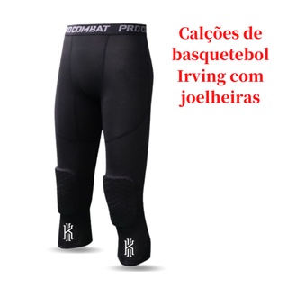 Basketball Pants with Knee Pads Basic Leggings Knee Protecion Compression  Pants Sports Protector Gear Padded Pants
