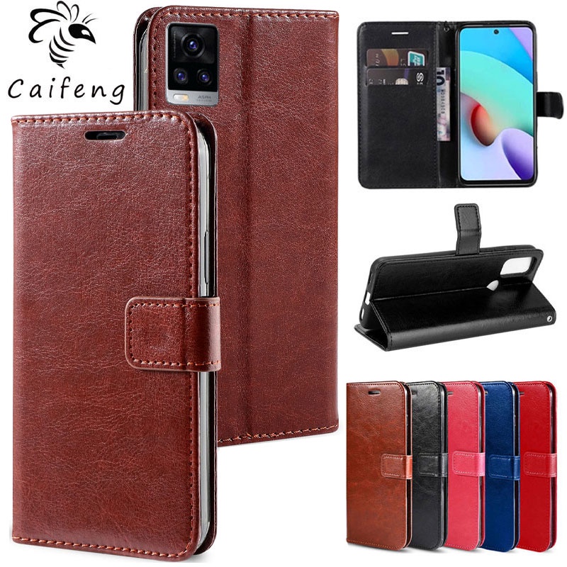 For VIVO V20 SE V19 V17 V15 S1 PRO 5G 4G 2022 Flip Stand PU Leather Wallet  Case Cover