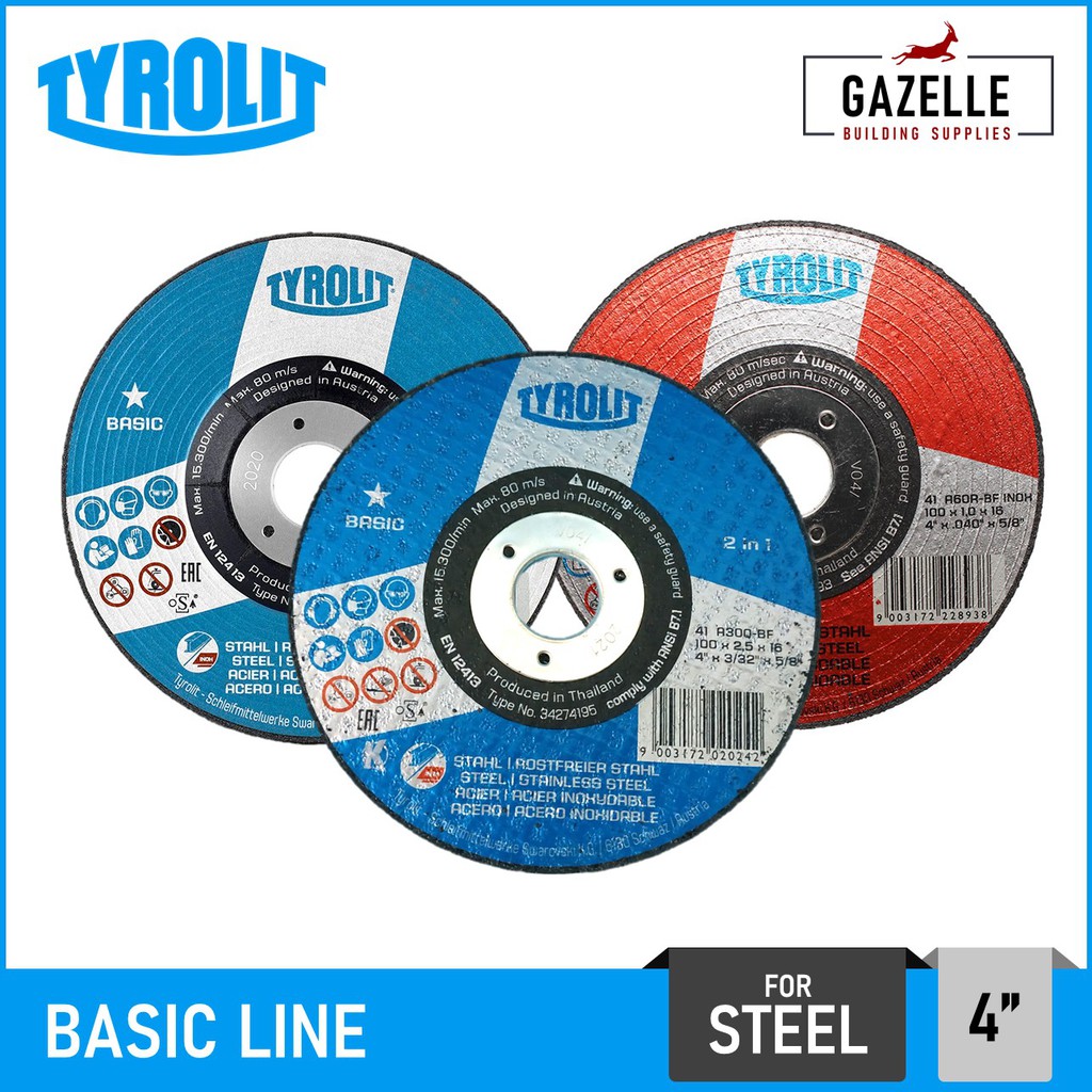 Tyrolit Basic Line Cutting / Grinding / Superthin Cutoff Wheels Disc 4
