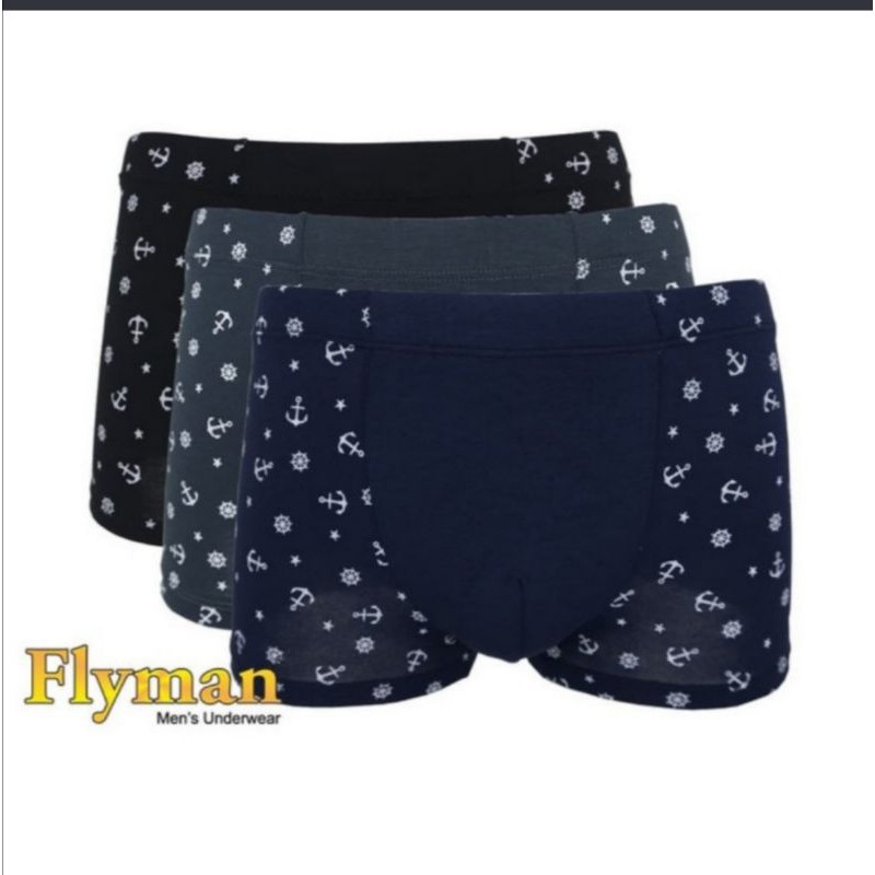 Flyman FM 3167 Men's Boxer Briefs (3pcs) | Shopee Philippines