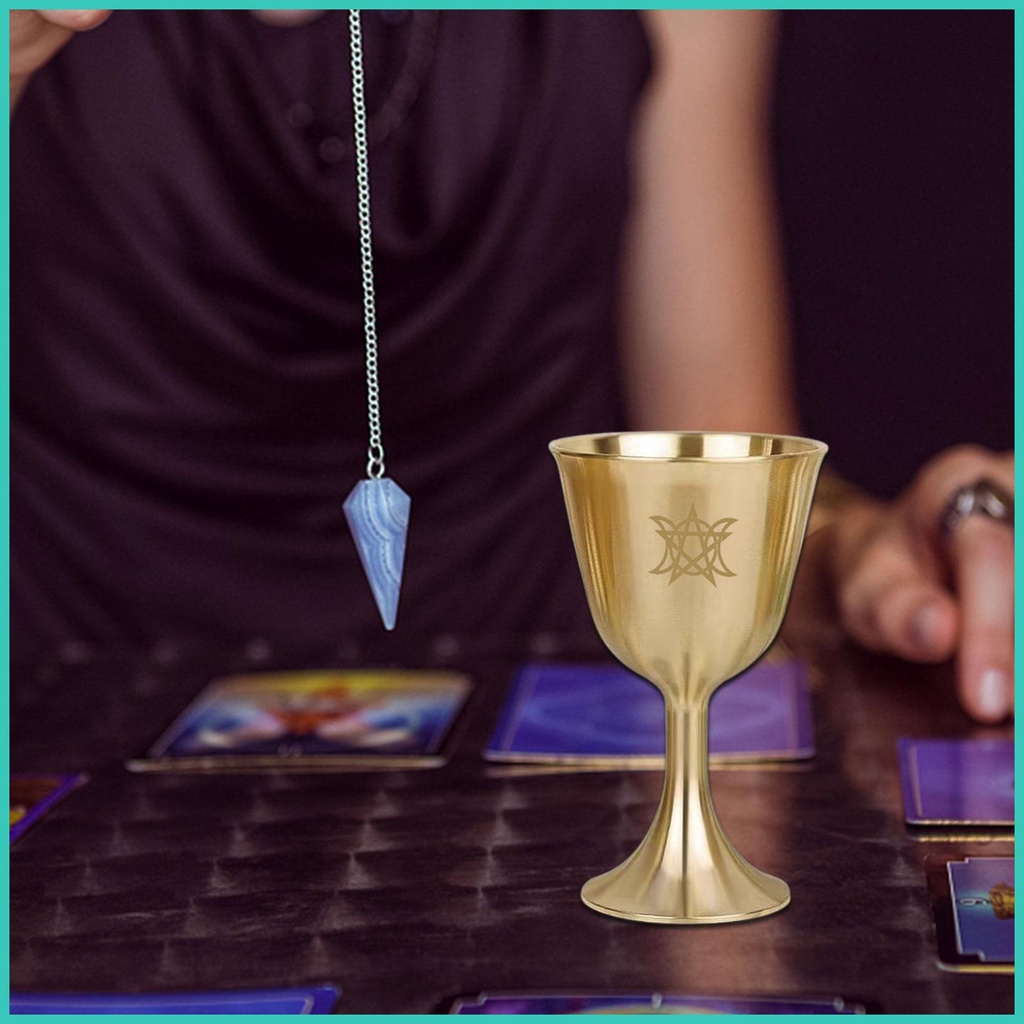 Pentagram Chalice Chalice Goblet Divination Pentacle Chalice Triple ...