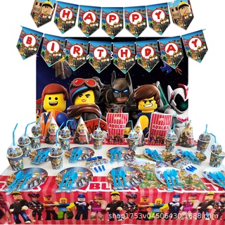 60pcs/set Roblox Virtual World Theme Festa de Aniversário Decoração Banner  Balão Bolo Toppers_aw