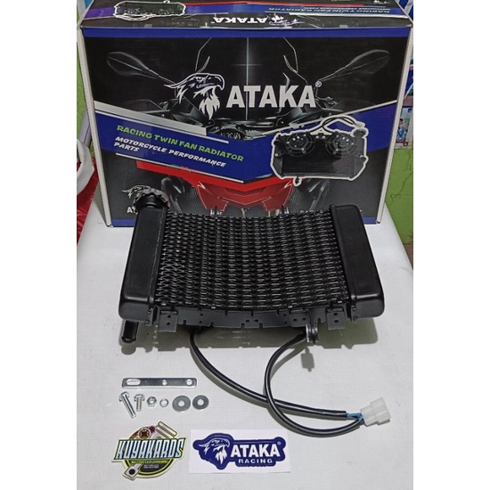 ATAKA RACING TWIN FAN BIG RADIATOR SNIPER 155/SNIPER 150 V1 V2 | Shopee ...