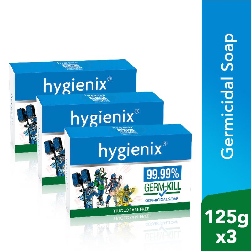 Hygienix Germicidal Bar Soap (125g x 3 bars) Shopee Philippines
