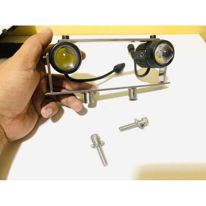 Suzuki Smash Mini Driving Lights Bracket (pure stainless) | Shopee ...