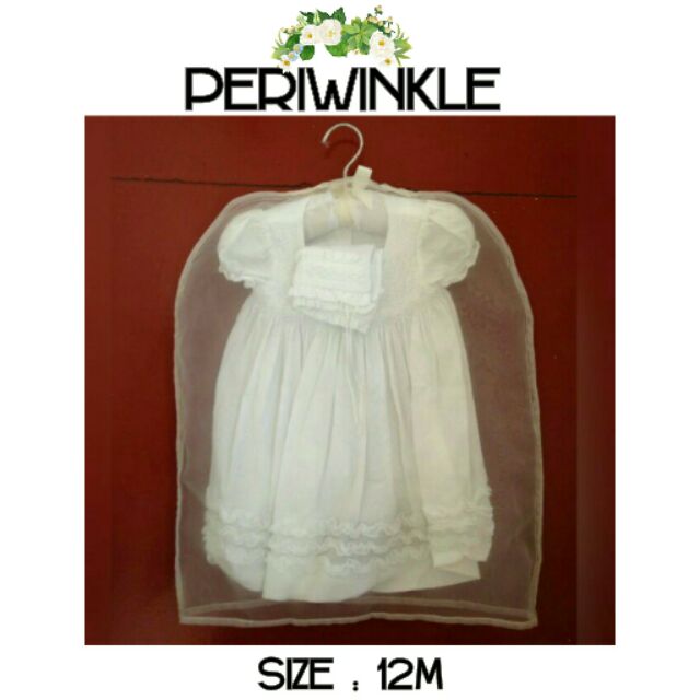 PERIWINKLE Christening Dress (up to 12M) Shopee Philippines
