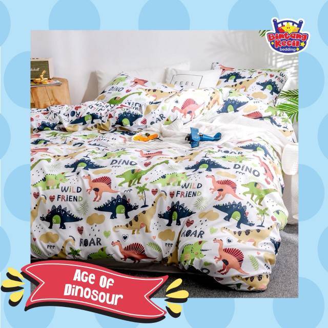 Dino Dinosaurs Bed Sheet (Many Patterns) Shopee Philippines