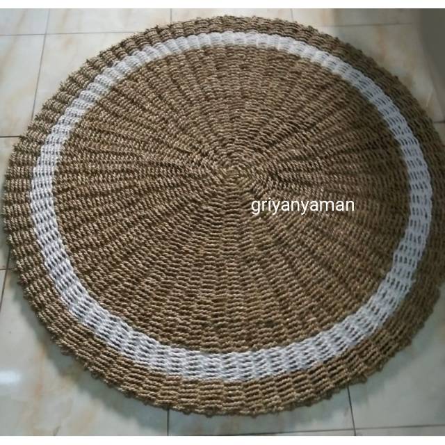 Rug Seagrass / Woven Carpet d120cm | Shopee Philippines