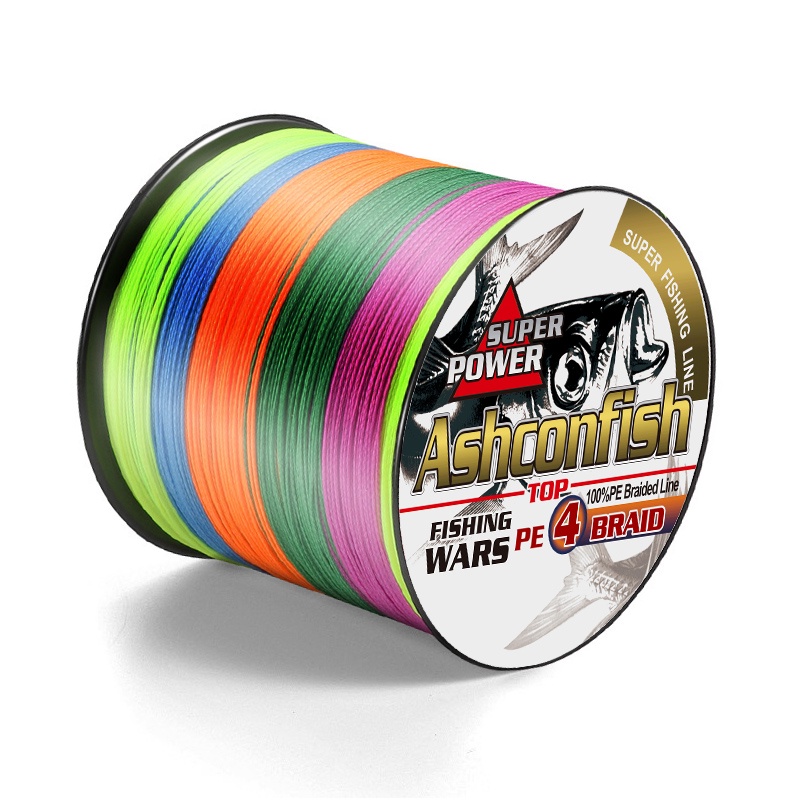 Ashconfish 100M 4 Strands Braided Fishing Line 6100LB PE Lines