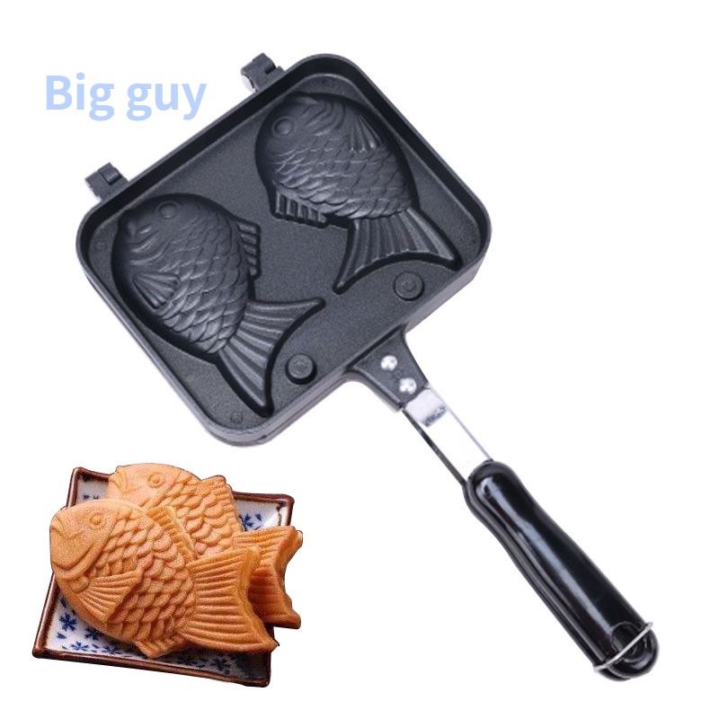 Waffle Maker Fish Shaped Pan Taiyaki Design Stick Type | Shopee Philippines