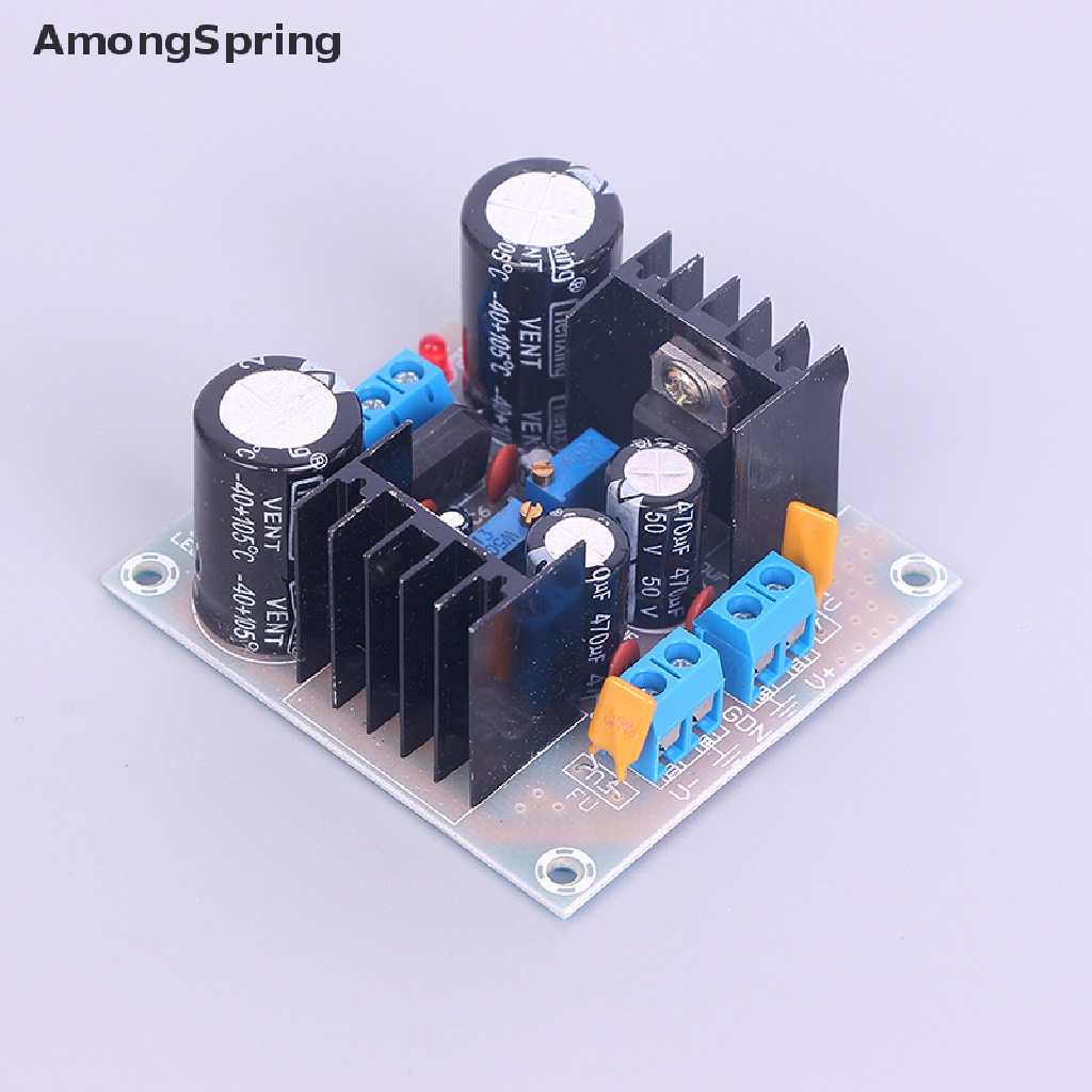 thumbnail image 2 of LM317/LM337 Adjustable Voltage Regulator Power Supply Bare PCB Board – ±35V, 76x50mm 2 of 4