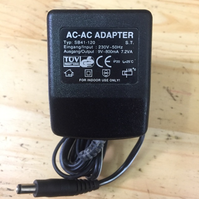 Adapter 110v to 9V AC 800mA Power Supply | Shopee Philippines