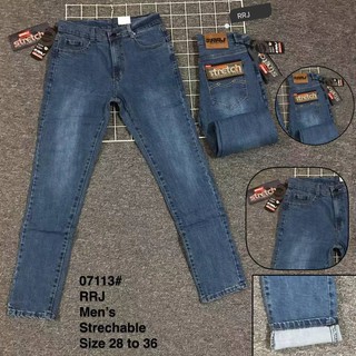 Light Blue/ Denim stretchable Jeans Pants For Men COD