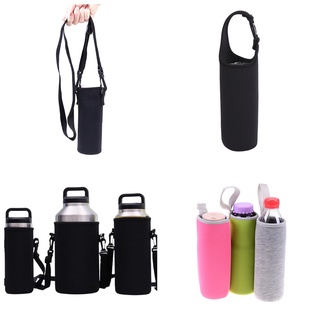 Insulated Neoprene Water Bottle Sleeve With Rope Water Bottles Bag Cover  Pouch Holder Bottle Insulator For 420ml/550ml