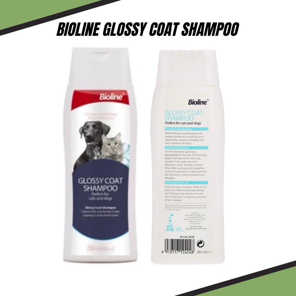 FG Bioline Glossy Coat Shampoo 250ml Perfect For Cats And Dogs Shopee