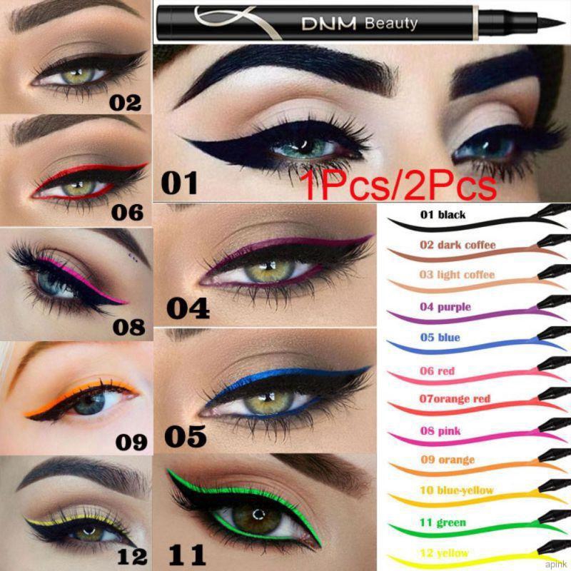 DNM 12color Liquid Eyeliner Longlasting Waterproof Smudgeproof Easy