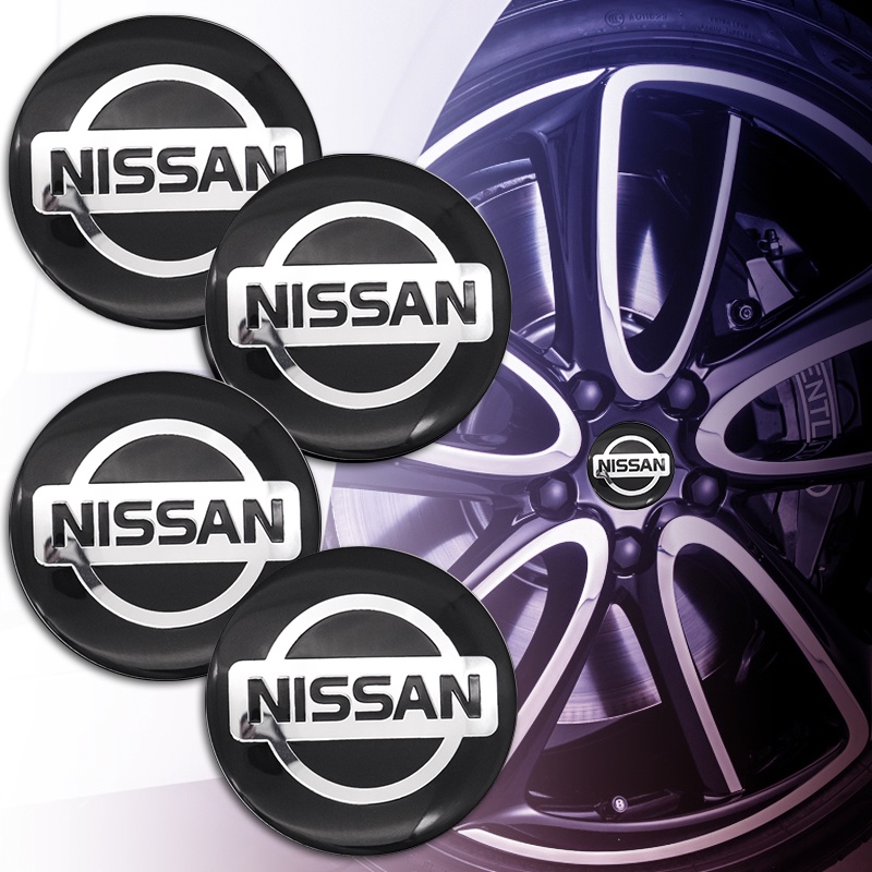 4pcs 56mm Wheel Center Cap Stickers Car Rims Hubcaps Cover Emblem Badge for Nissan Qashqai J11