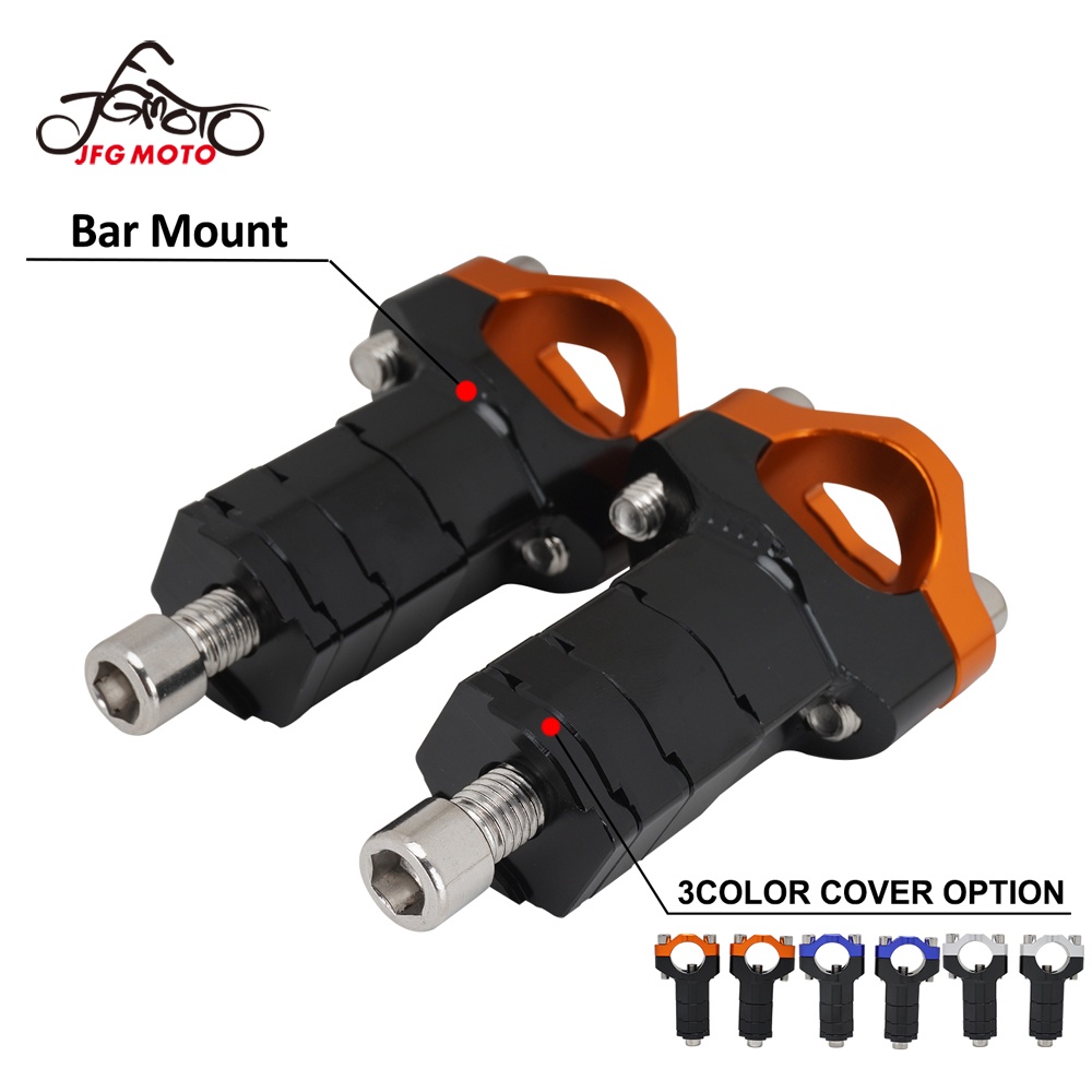 JFG MOTO 28mm Adjustable Higher HandleBar Risers Fat Handle Bar Mount ...