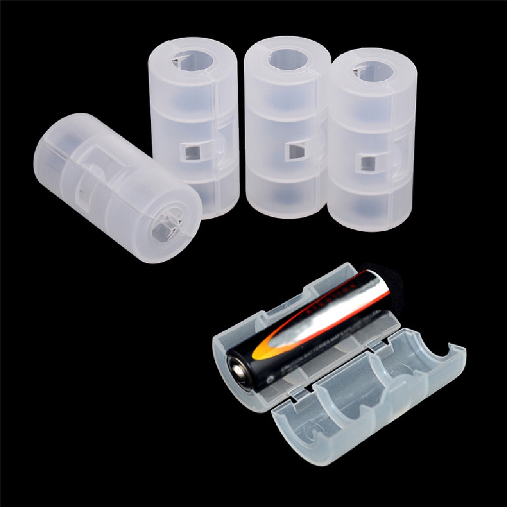 Aangran 4pcs AA to C Pop Battery Cover Converter Box Adaptor Adapter ...