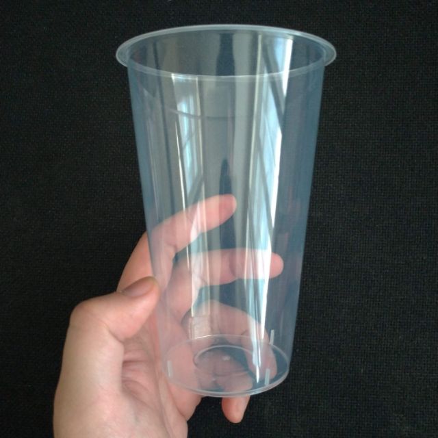 Plastic Cups Milk Tea Cups Coffee Cups Juice Cups Hard Cups 90mm 50pcs Cups Only No 8776