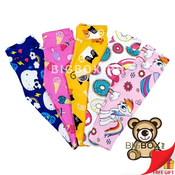 BigboxPH Kids Everyday Leggings Sizes for Girls 0-15 Years Old | Shopee ...